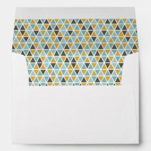 Geometric Triangle Pattern Envelope