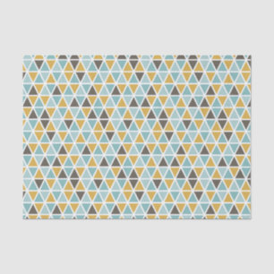 Geometric Triangle Pattern Tissue Paper