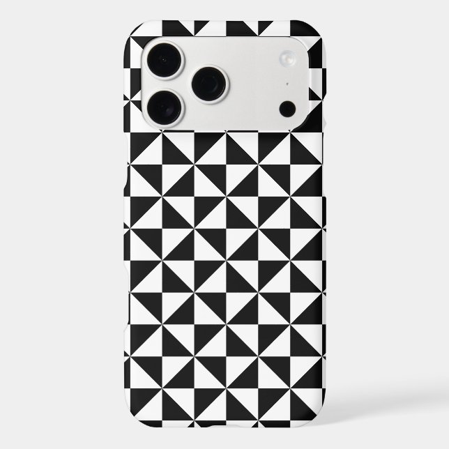 geometric triangles phone case (Back)