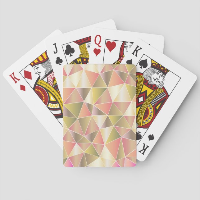 Geometric Triangles Playing Cards (Back)