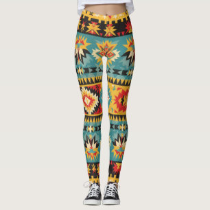 Geometric Tribal Design Leggings