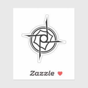 Geometric Tribal Sigil - Abstract Star Emblem