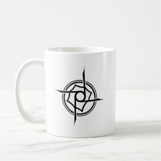 Geometric Tribal Sigil - Abstract Star Emblem Coffee Mug