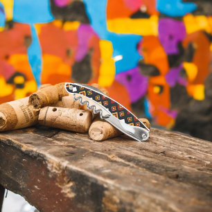 Geometric Tribal Triangle Pattern Corkscrew
