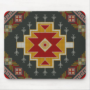 Geometric vintage classic colourful-fashion cute mouse pad