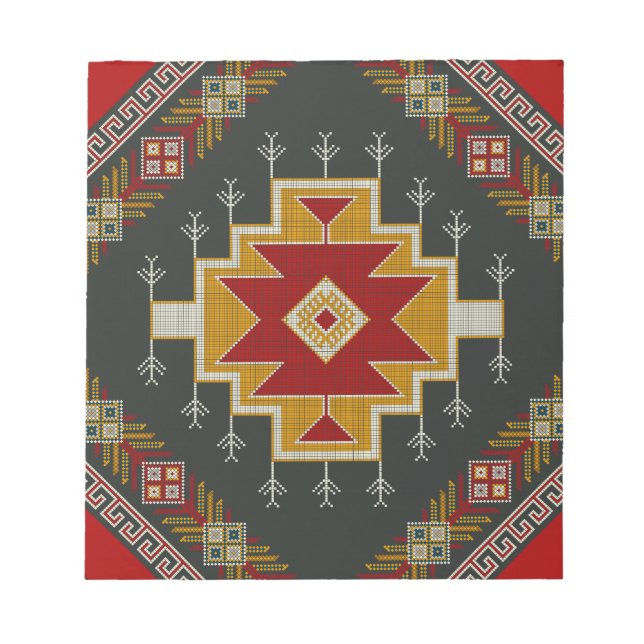 Geometric vintage classic colourful-fashion cute notepad (Front)