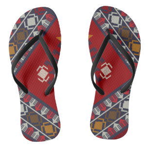 Geometric vintage classic cute-stylish colourful jandals