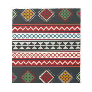 Geometric vintage classic cute-trendy colourful notepad