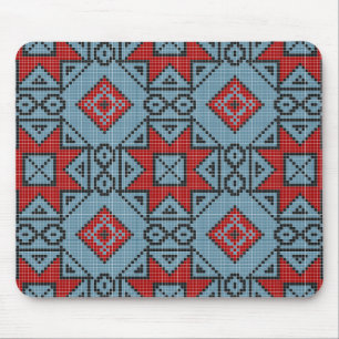 Geometric vintage classic cute-trendy stylish mouse pad