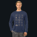 Geometric Vintage Print - Sacred Geometry Mathemat Tri-Blend Shirt<br><div class="desc">Awaken your scientific curiosity with this fascinating exclusive TelmoCreations print! This vintage sacred geometry and mathematical diagrams design inspires knowledge and reveals infinite ways to understand the world through mathematics, creating an environment that stimulates thinking and discovery. Why you'll love it: ✓ Exclusive design - Original TelmoCreations artwork ✓ Educational...</div>