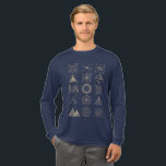 Geometric Vintage Print - Sacred Geometry Mathemat Tri-Blend Shirt<br><div class="desc">Awaken your scientific curiosity with this fascinating exclusive TelmoCreations print! This vintage sacred geometry and mathematical diagrams design inspires knowledge and reveals infinite ways to understand the world through mathematics, creating an environment that stimulates thinking and discovery. Why you'll love it: ✓ Exclusive design - Original TelmoCreations artwork ✓ Educational...</div>