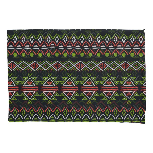 Geometric vintage: seamless patterns set. pillowcase (Front)