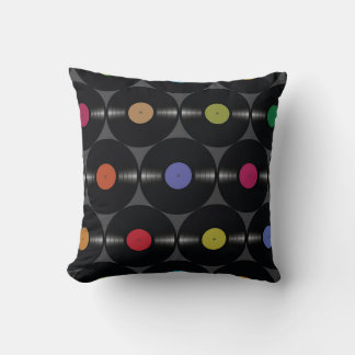 Geometric Vinyl: Simple Seamless Background. Cushion