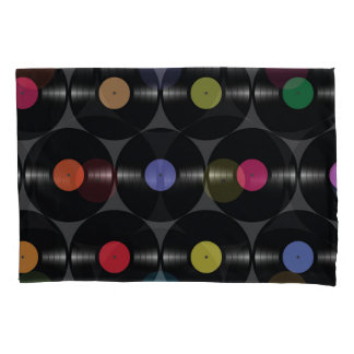 Geometric Vinyl: Simple Seamless Background. Pillowcase
