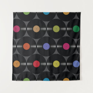 Geometric Vinyl: Simple Seamless Background. Tapestry