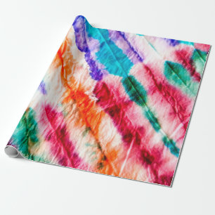 Geometric Wallpaper. Vintage Design. Shibori Textu Wrapping Paper