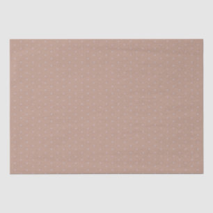 Geometric Warm Neutrals Brown Polka Dots Craft Tissue Paper