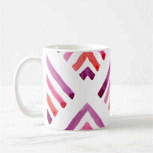 Geometric Watercolor Abstract Seamless Pattern Coffee Mug
