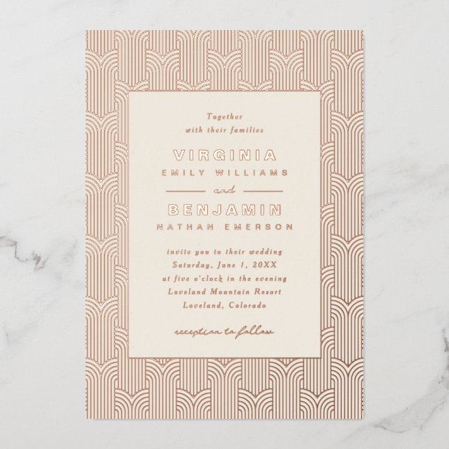 Geometric Wedding (Front)