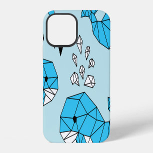 Geometric Whale: Cute Seamless Pattern iPhone 12 Case