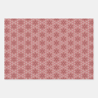 Geometric Winter Holiday Gift Wrapping Sheets