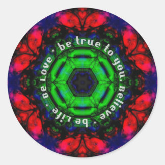 Geometric Wisdom Sticker