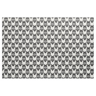 Geometric Wolf Head Fabric