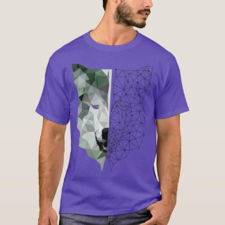 Geometric Wolf  T-Shirt