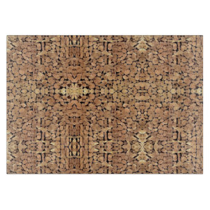 Geometric wood art  cutting board