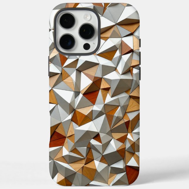 Geometric Wood scape Case-Mate iPhone Case (Back)