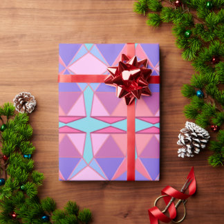 geometric wrapping paper