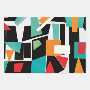 Geometric Wrapping Paper Sheets