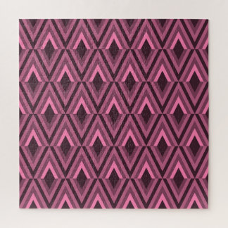 Geometric Zig Zag Ethnic Seamless Jigsaw Puzzle