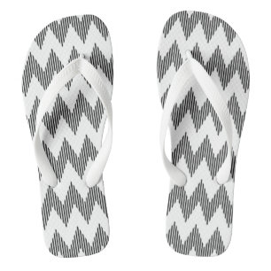 Geometric zigzag pattern 2 jandals