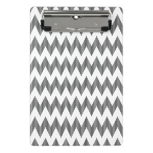 Geometric zigzag pattern 2 mini clipboard