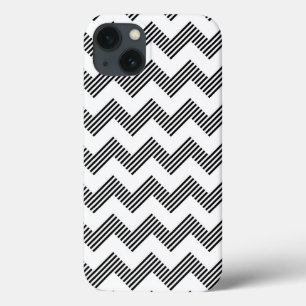 Geometric zigzag pattern iPhone 13 case