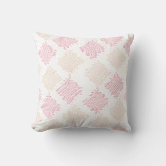 Geometric Zigzag Pattern – Modern Textured Diamond Cushion