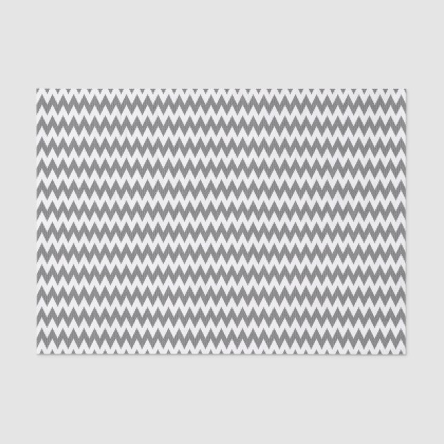 Geometric zigzag pattern tissue paper (Front)