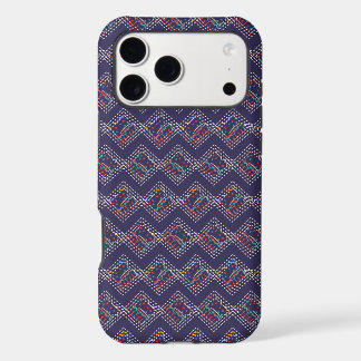 Geometric Zigzag Stitch Pattern