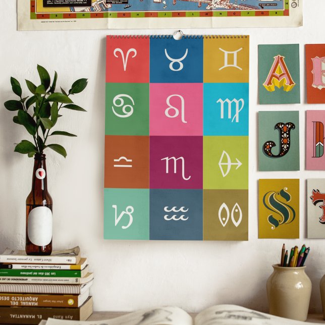 Geometric Zodiac : 12 Rashis & Their Meanings Calendar (Creator Uploaded)