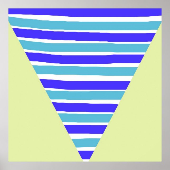 geometrical abstract art poster (Front)