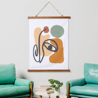 Geometrical abstract minimal modern pastel