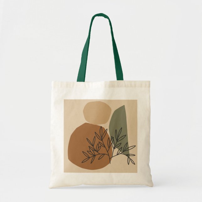 Geometrical,abstract,minimal,modern,pastel, Tote Bag (Front)