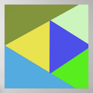 geometrical art poster