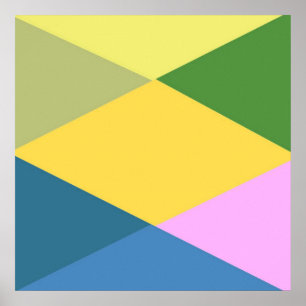 geometrical art poster