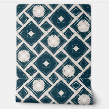 Geometrical Black And Cream Modern Tile Pattern