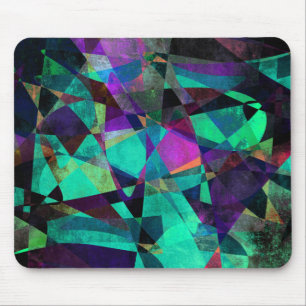 Geometrical, Colourful, Original Abstract Art Mouse Pad