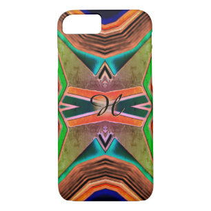 Geometrical Colours Monogram iPhone 8/7 Case
