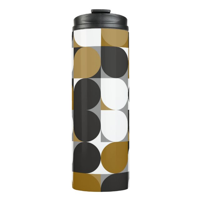 Geometrical Creativity: Seamless Pattern Design Thermal Tumbler (Front)
