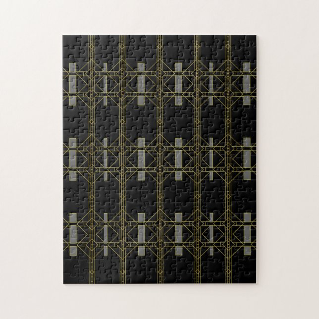Geometrical Deco Pattern Jigsaw Puzzle (Vertical)